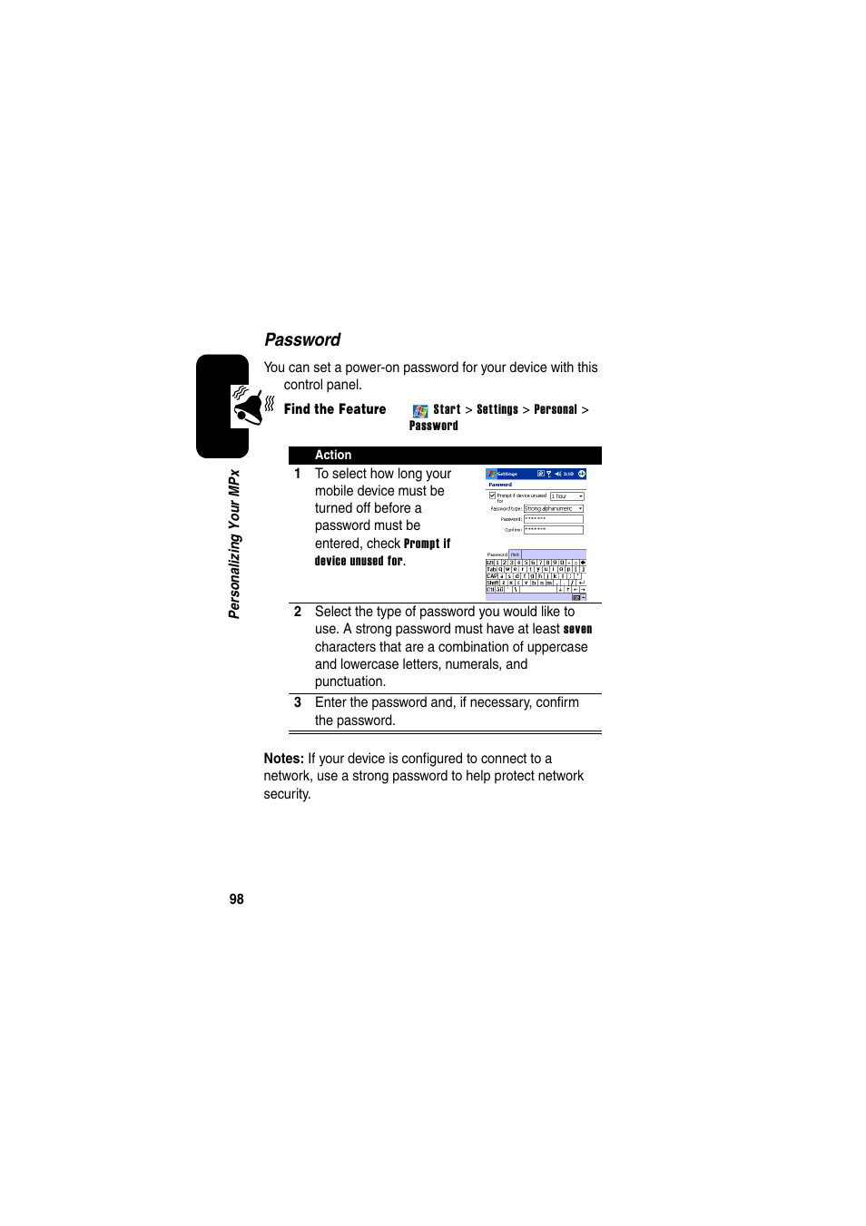 Password | Motorola GKRMPX001 User Manual | Page 101 / 192