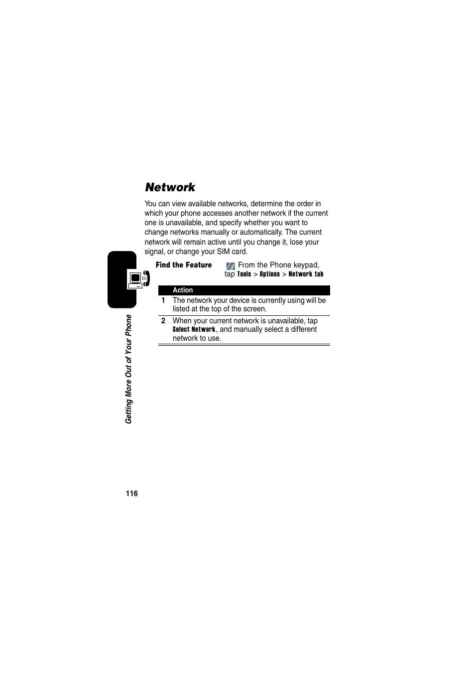 Network | Motorola GKRMPX001 User Manual | Page 119 / 192