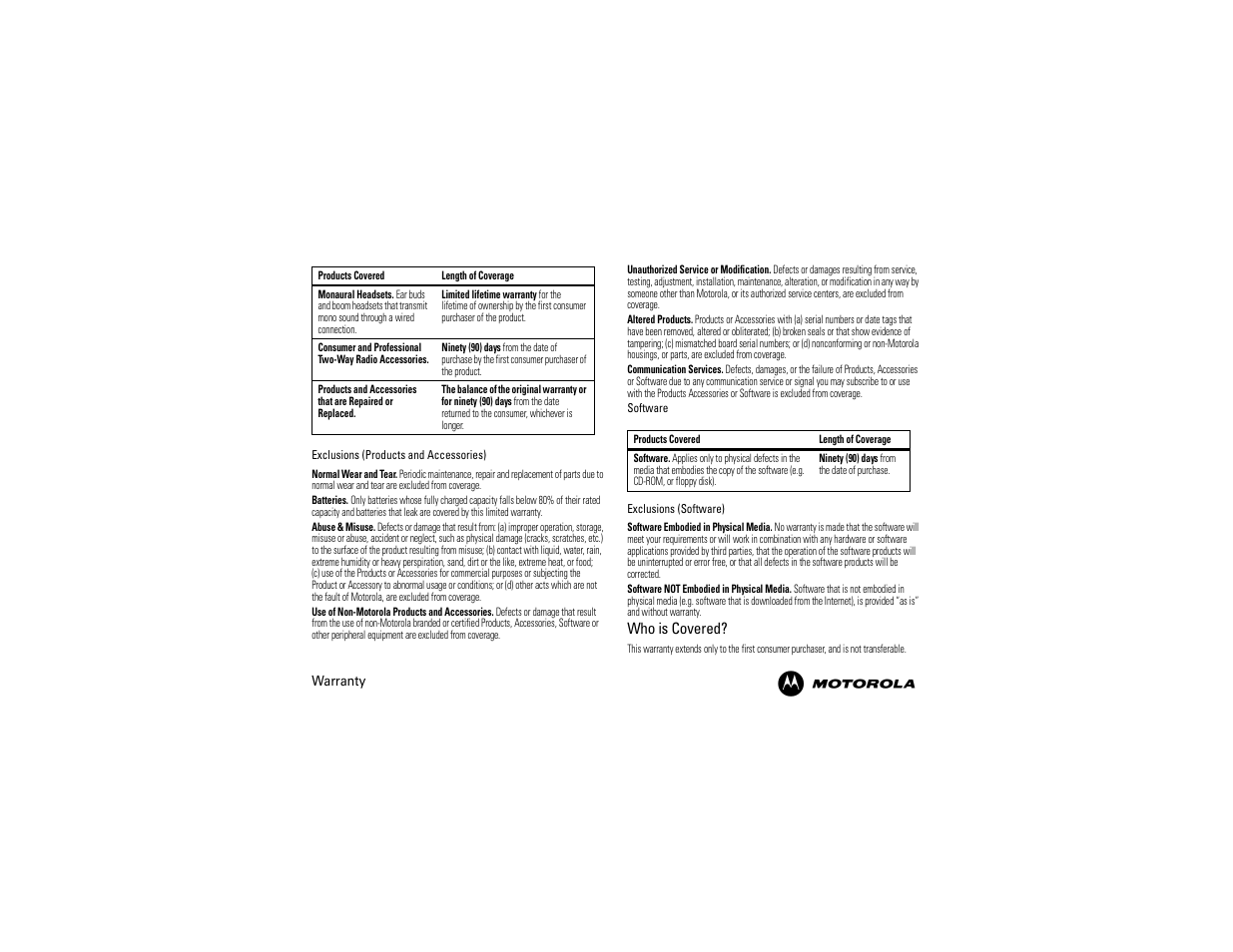 Motorola 68014600001-A User Manual | Page 8 / 40