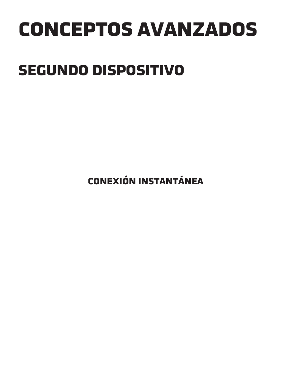 Conceptos avanzados, Segundo dispositivo | Motorola HK110 User Manual | Page 42 / 102
