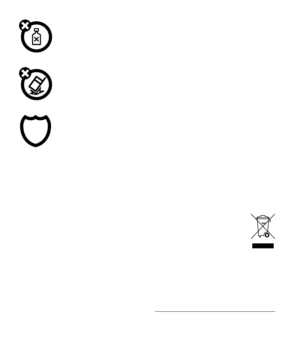 Reciclaje, Productos y accesorios | Motorola HK110 User Manual | Page 55 / 102