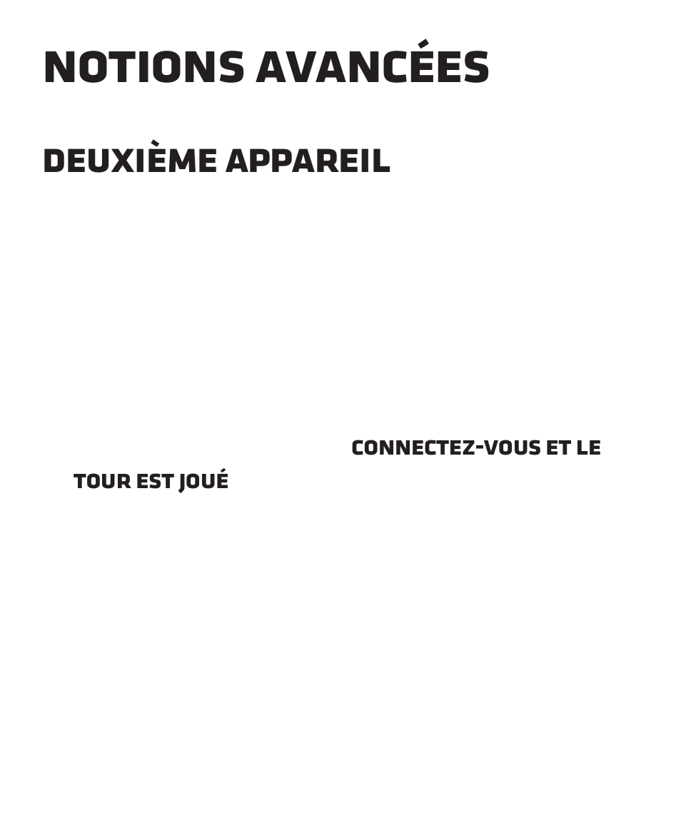 Notions avancées, Deuxième appareil | Motorola HK110 User Manual | Page 76 / 102
