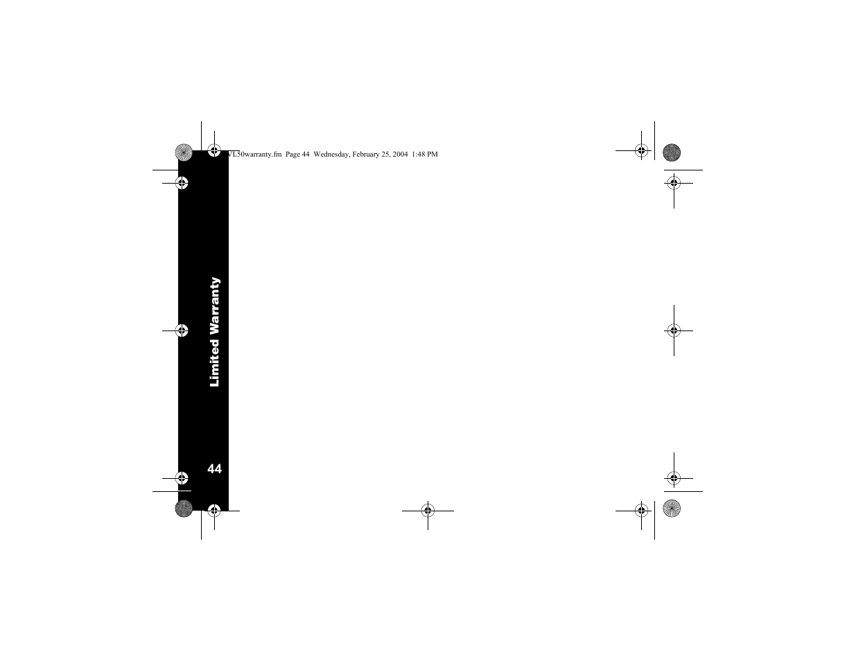 Motorola VL50 User Manual | Page 45 / 53