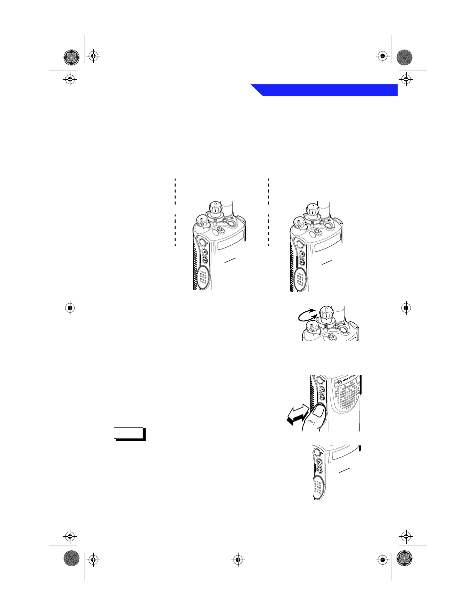 Receiving/transmitting, General radio operations 13 | Motorola BASIC XTS 3000 User Manual | Page 17 / 52