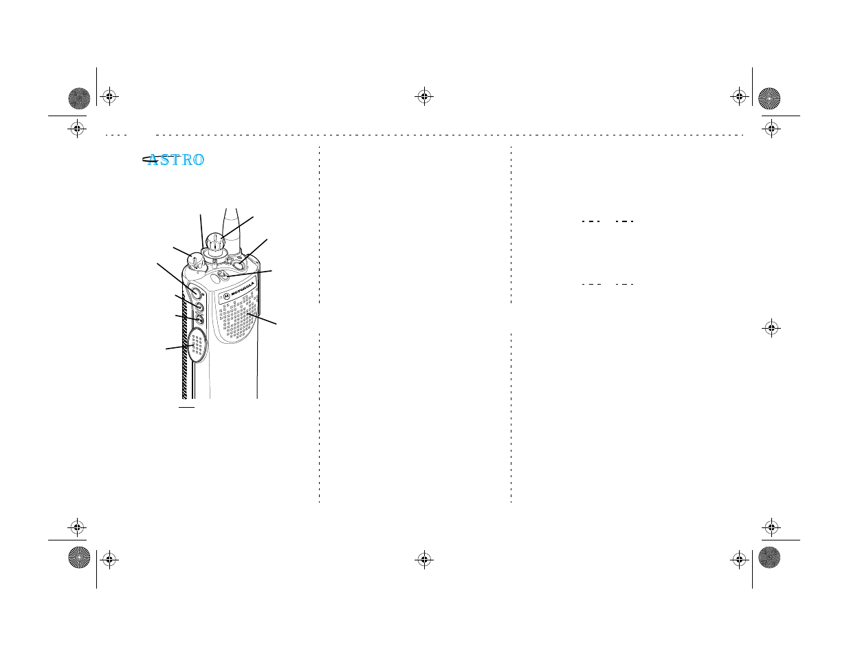 Quick-reference card, Digital xts 3000, Basic model portable radio | General, Common radio feature | Motorola BASIC XTS 3000 User Manual | Page 47 / 52