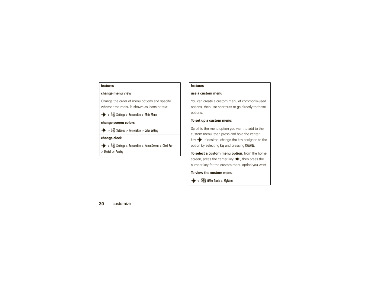 Motorola W377G User Manual | Page 32 / 88