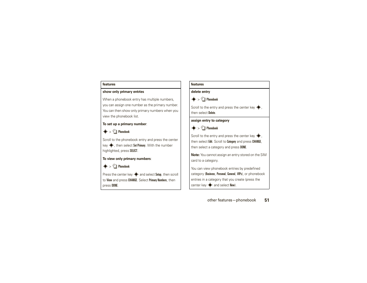 Motorola W377G User Manual | Page 53 / 88