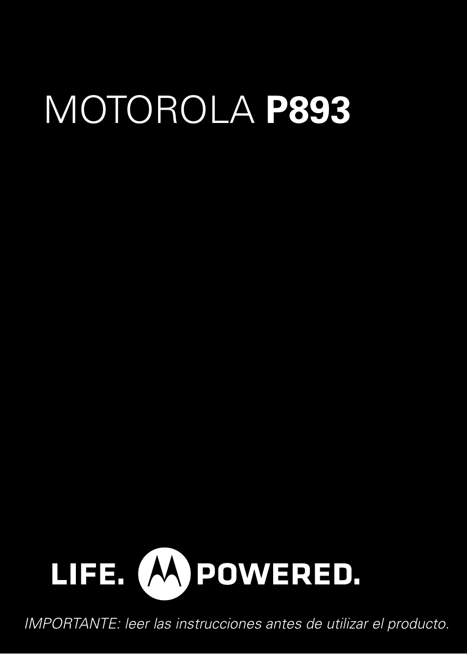 Sequoiaii_spanish, Motorola p893 | Motorola P893 User Manual | Page 23 / 92