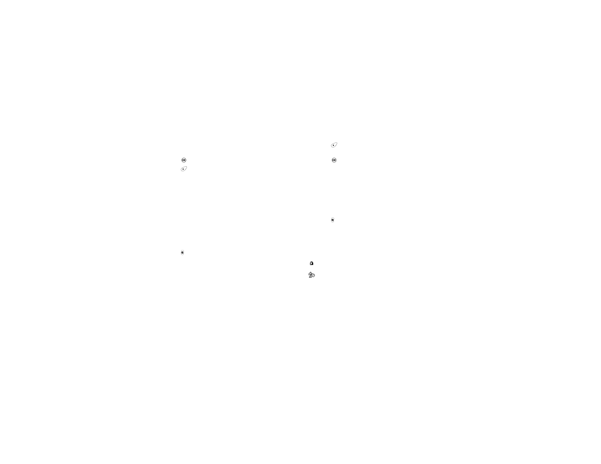 Assigning to contacts, Renaming items, Locking items | Deleting items | Motorola NNTN5565A User Manual | Page 82 / 156