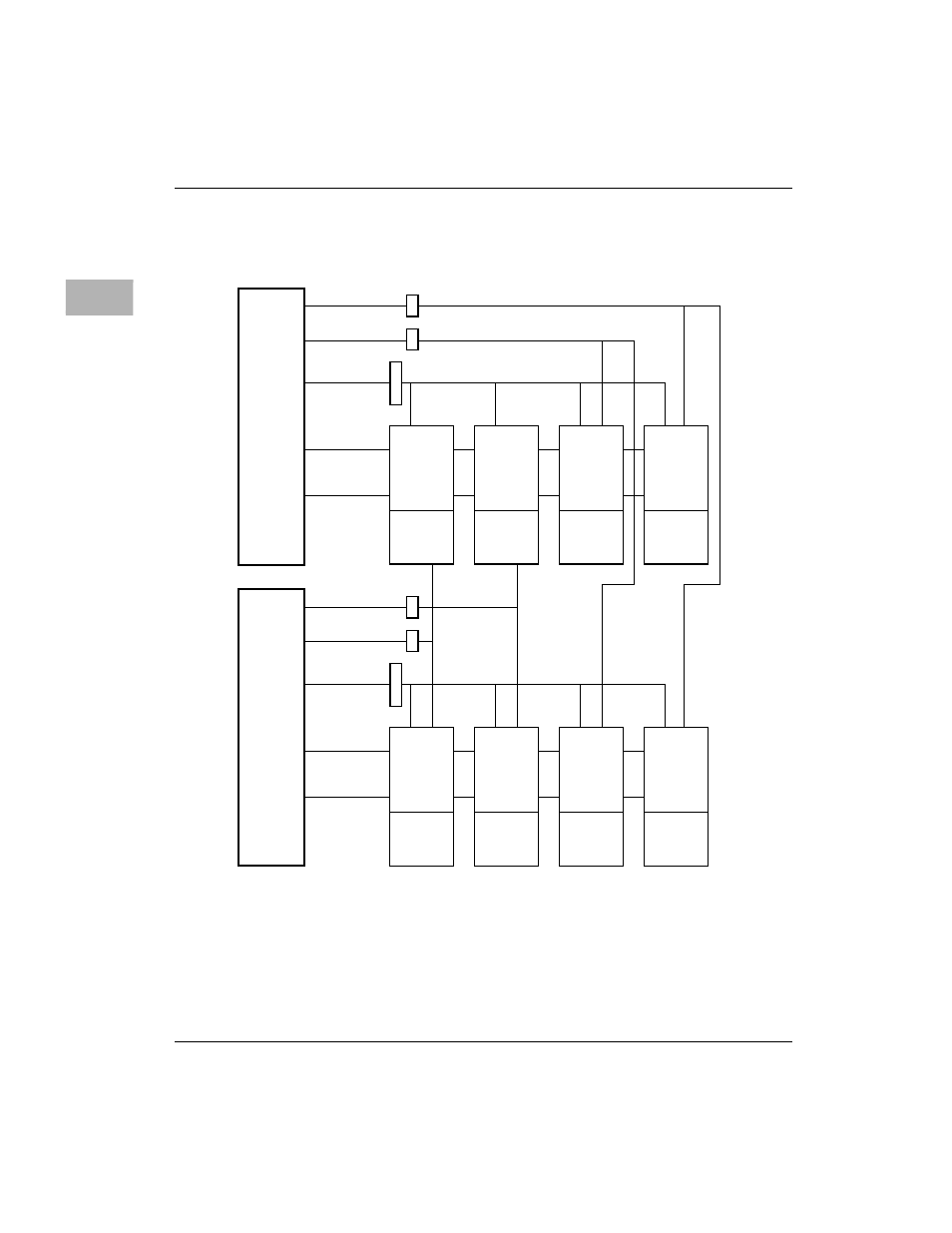 Figure 3-3. overall dram connections -4, Figure 3-3, Figure 3-3. overall dram connections | Motorola MVME2300 Series User Manual | Page 166 / 282