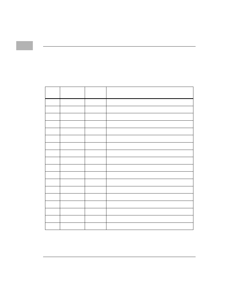 Z8536 cio port pins, Z8536 cio port pins -44, Table 1-21. z8536 cio port pin assignments -44 | Motorola MVME2300 Series User Manual | Page 68 / 282
