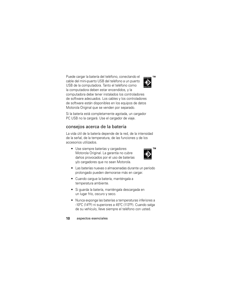 Consejos acerca de la batería | Motorola Cingular SLVR User Manual | Page 118 / 218