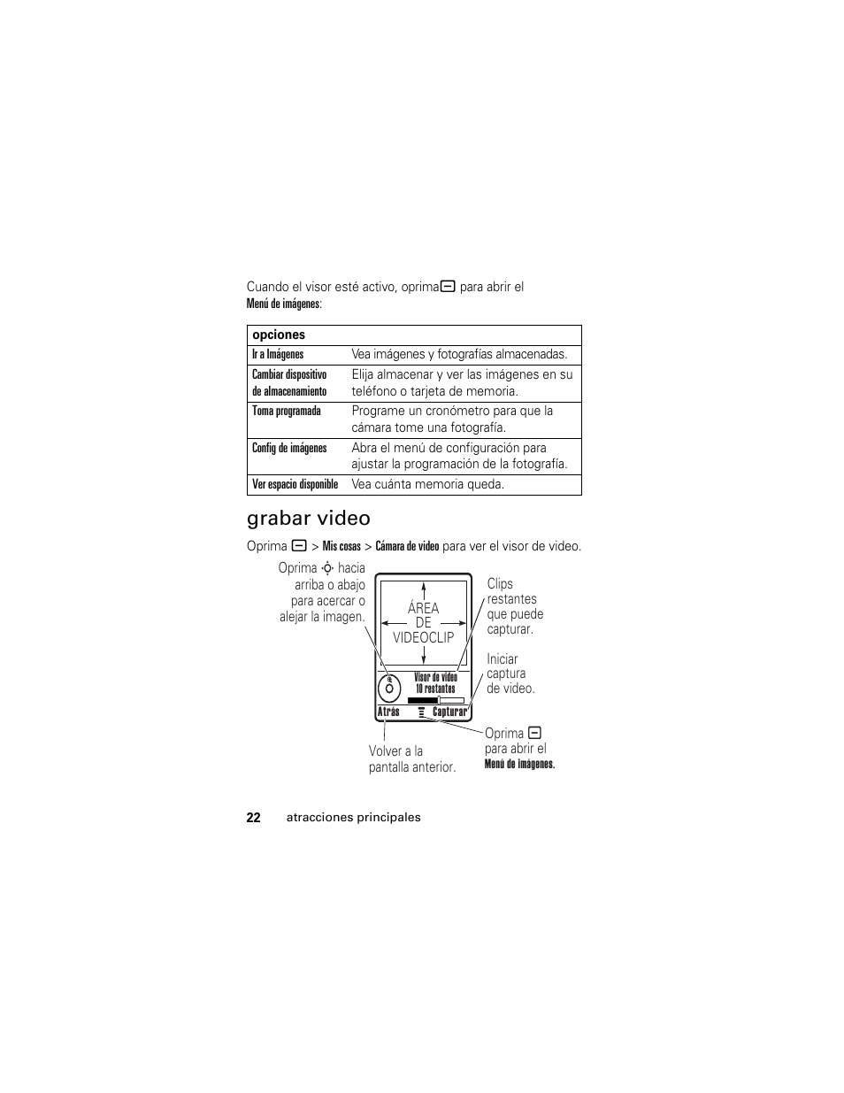 Grabar video | Motorola Cingular SLVR User Manual | Page 130 / 218