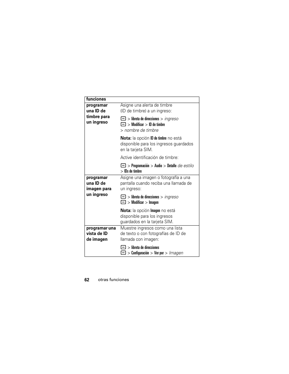 Motorola Cingular SLVR User Manual | Page 170 / 218