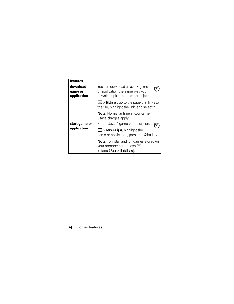 Motorola Cingular SLVR User Manual | Page 76 / 218