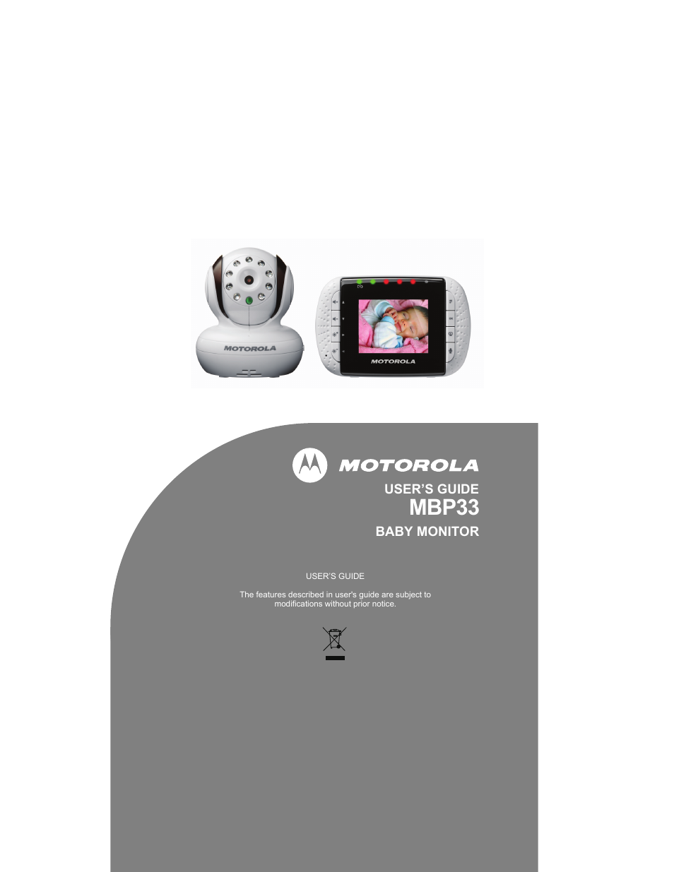 Motorola Baby Monitor MBP33 User Manual | 28 pages