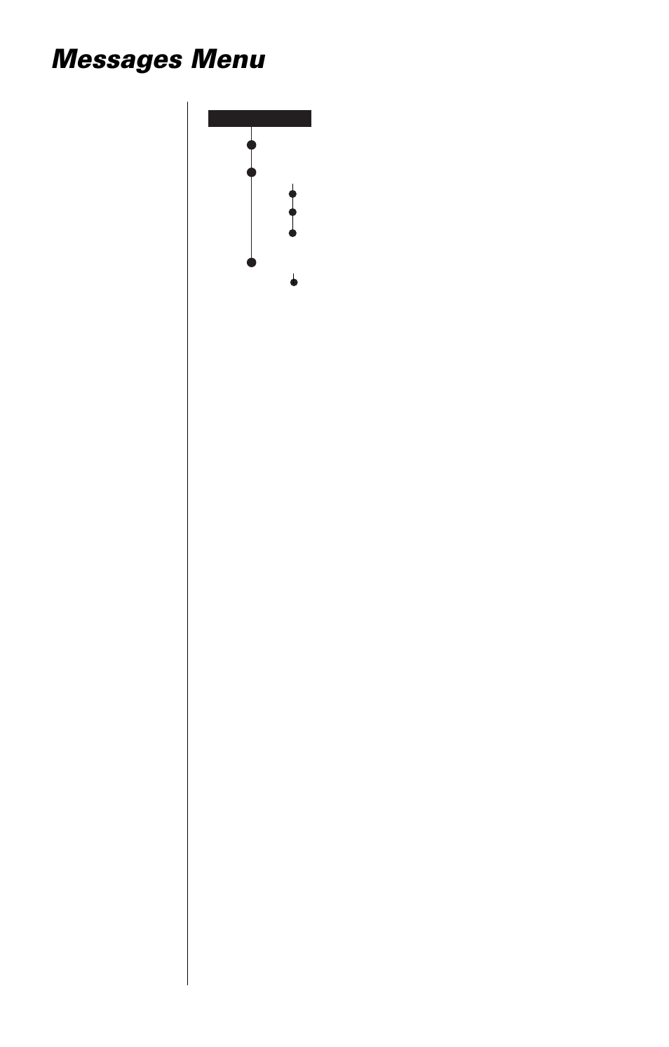 Messages menu | Motorola 9520 User Manual | Page 146 / 174