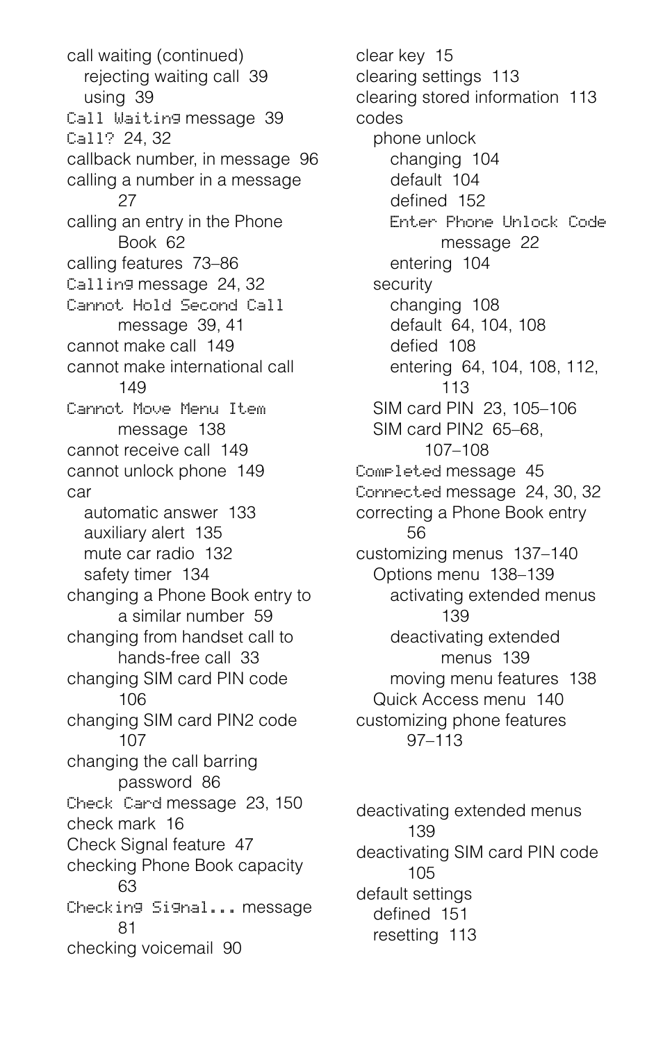 Motorola 9520 User Manual | Page 157 / 174