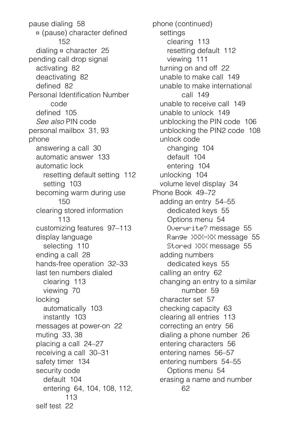 Motorola 9520 User Manual | Page 163 / 174