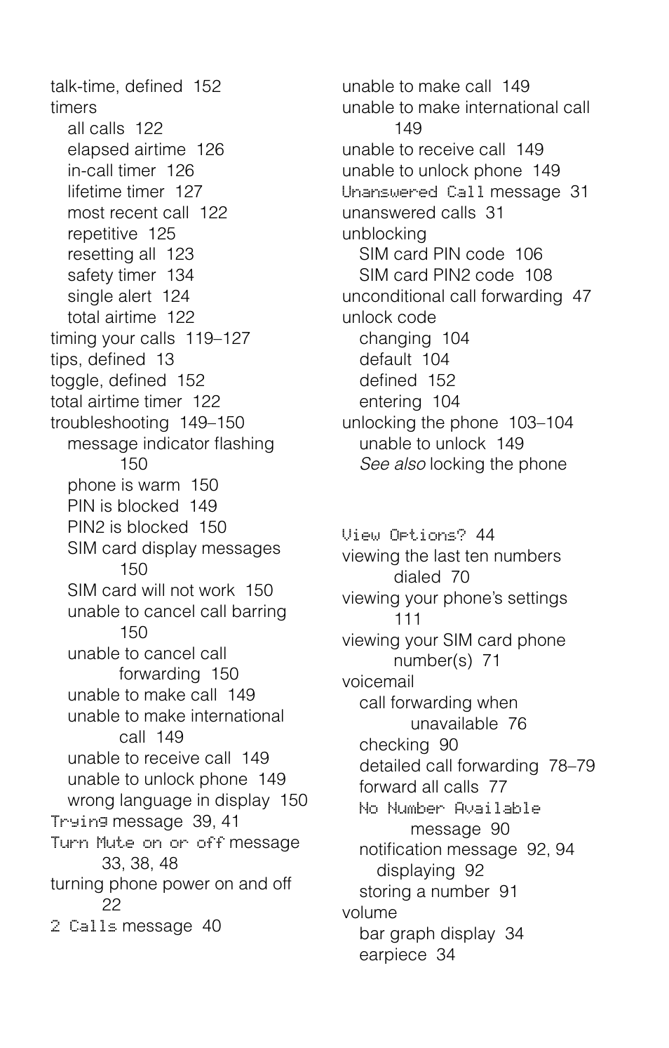 Motorola 9520 User Manual | Page 168 / 174