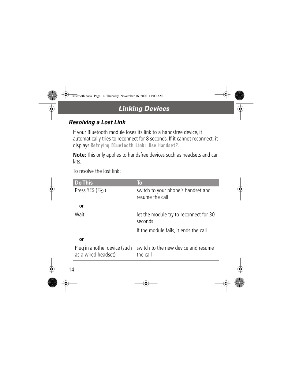 Motorola Bluetooth Module User Manual | Page 14 / 23