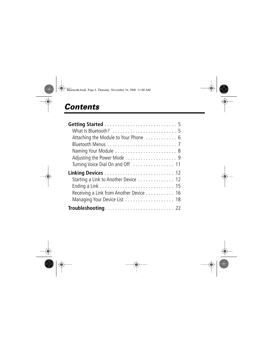 Motorola Bluetooth Module User Manual | Page 4 / 23
