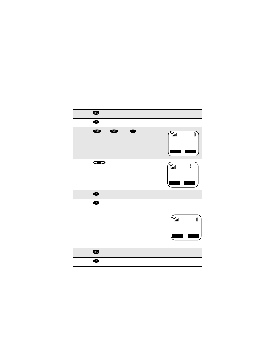 1 press n until you see the “prgm” menu option, 2 press o under “prgm, 3 press 5 then 5. press o under “ok | 4 press s until you see the desired option, 5 press o under “ok, 6 press o under “exit” when finished, 1 press n until you see the “prgm” menu selection, Manually searching for a network | Motorola i2000 User Manual | Page 69 / 122