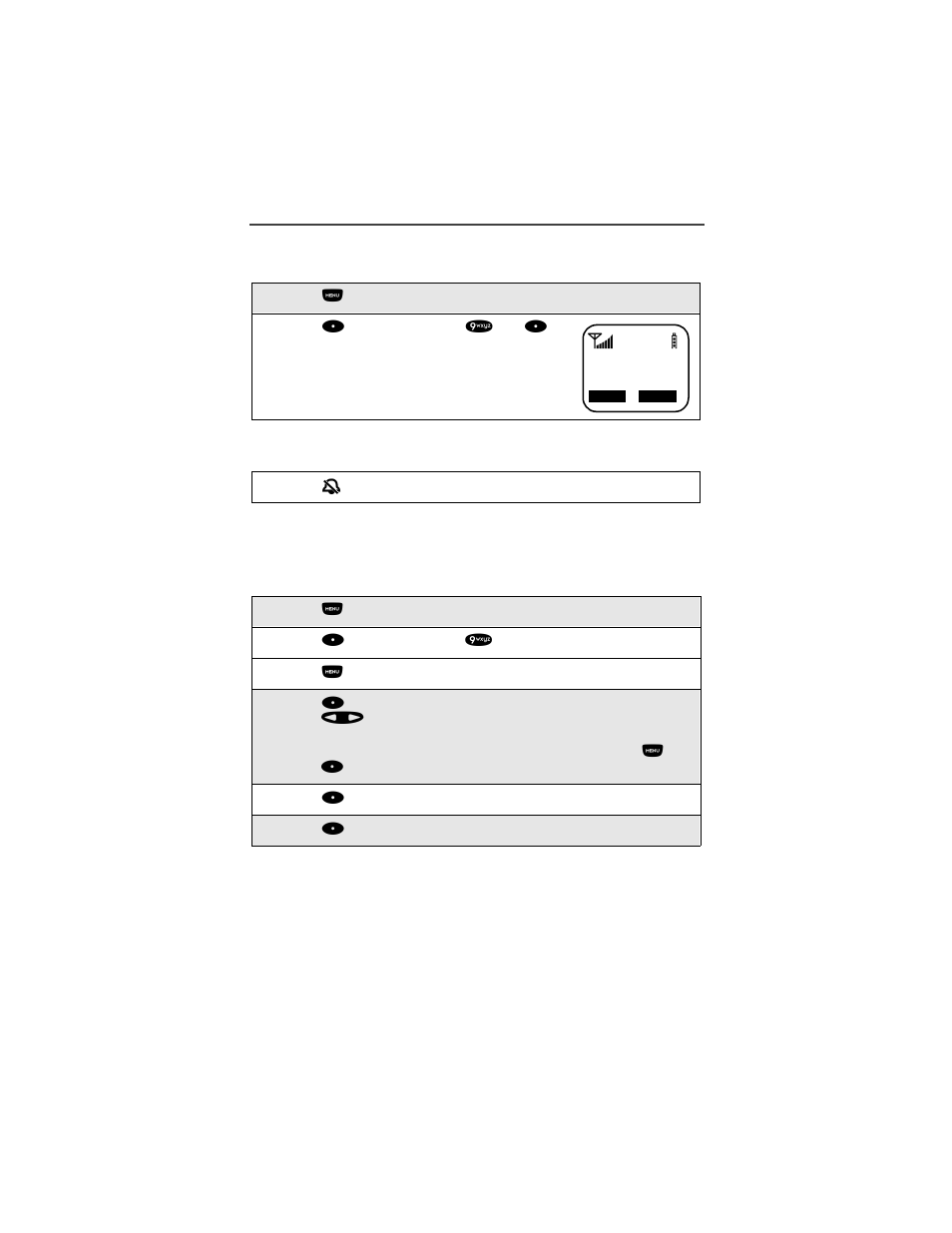 1 press n until you see the “prgm” option, Or, use the following shortcut, 2 press o under “prgm”, press 9 | 3 press n until you see the “selct” option, 6 press o under “exit | Motorola i2000 User Manual | Page 87 / 122