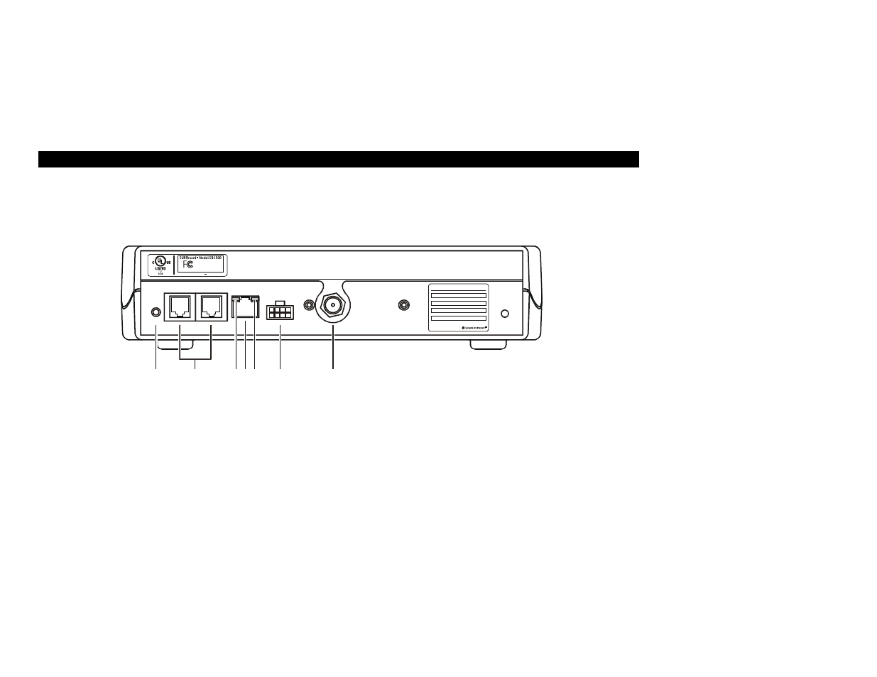 Rear panel, Introduction | Motorola SURFboard SB3500 User Manual | Page 9 / 28