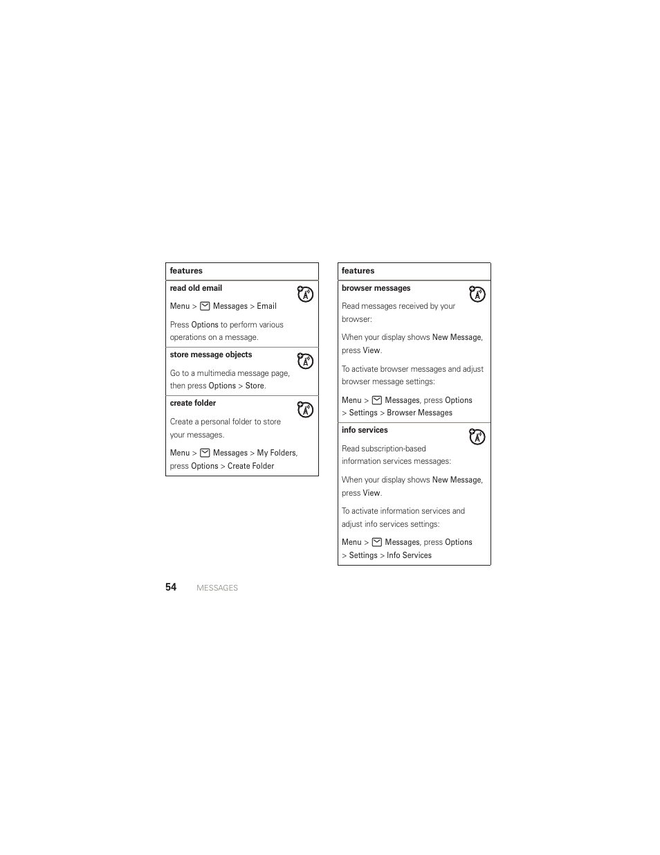 Motorola AURA R1 User Manual | Page 56 / 106