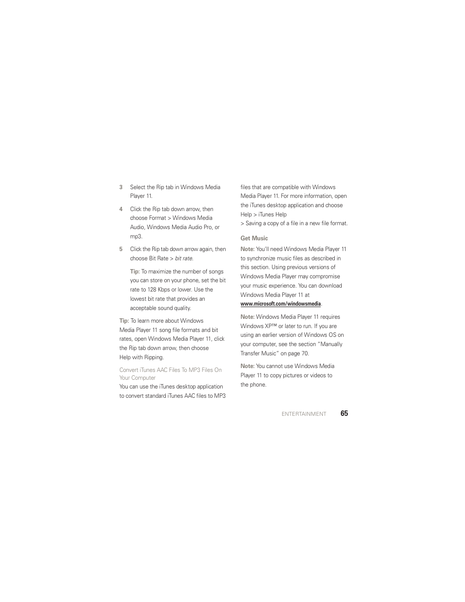 Motorola AURA R1 User Manual | Page 67 / 106