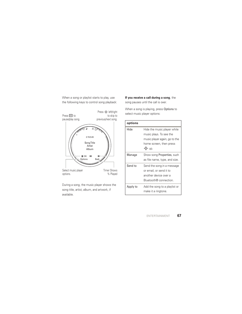 Motorola AURA R1 User Manual | Page 69 / 106