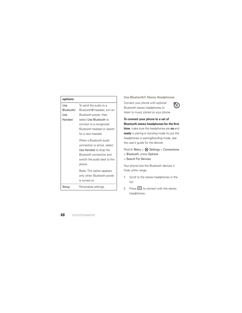 Motorola AURA R1 User Manual | Page 70 / 106