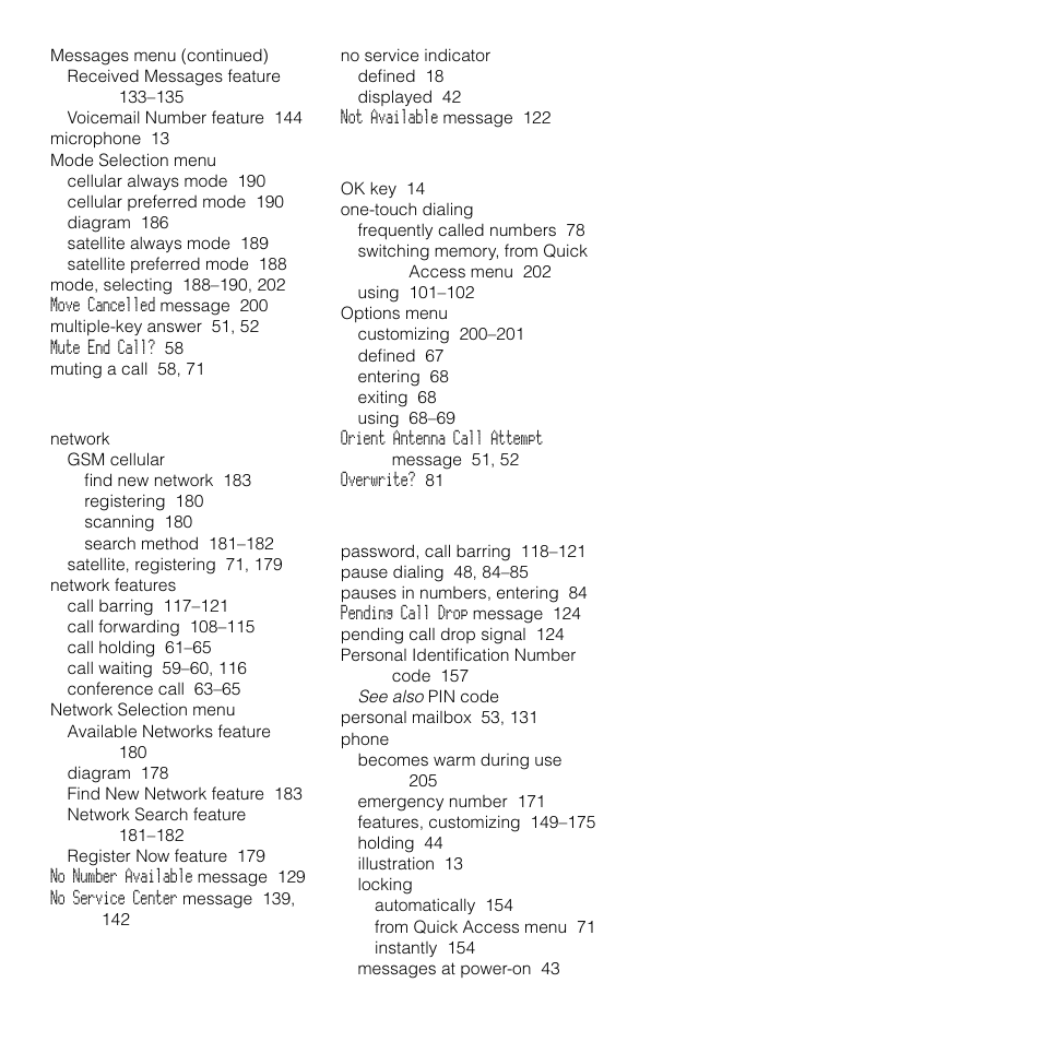 Motorola 9505 User Manual | Page 218 / 228