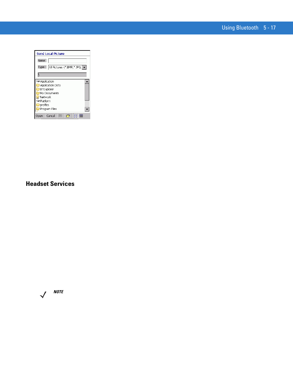 Headset services, Headset services -17 | Motorola VC5090 User Manual | Page 151 / 258