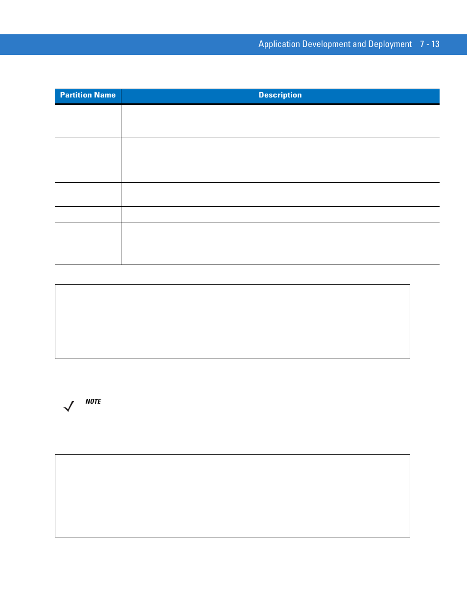 Application development and deployment 7 - 13 | Motorola VC5090 User Manual | Page 179 / 258