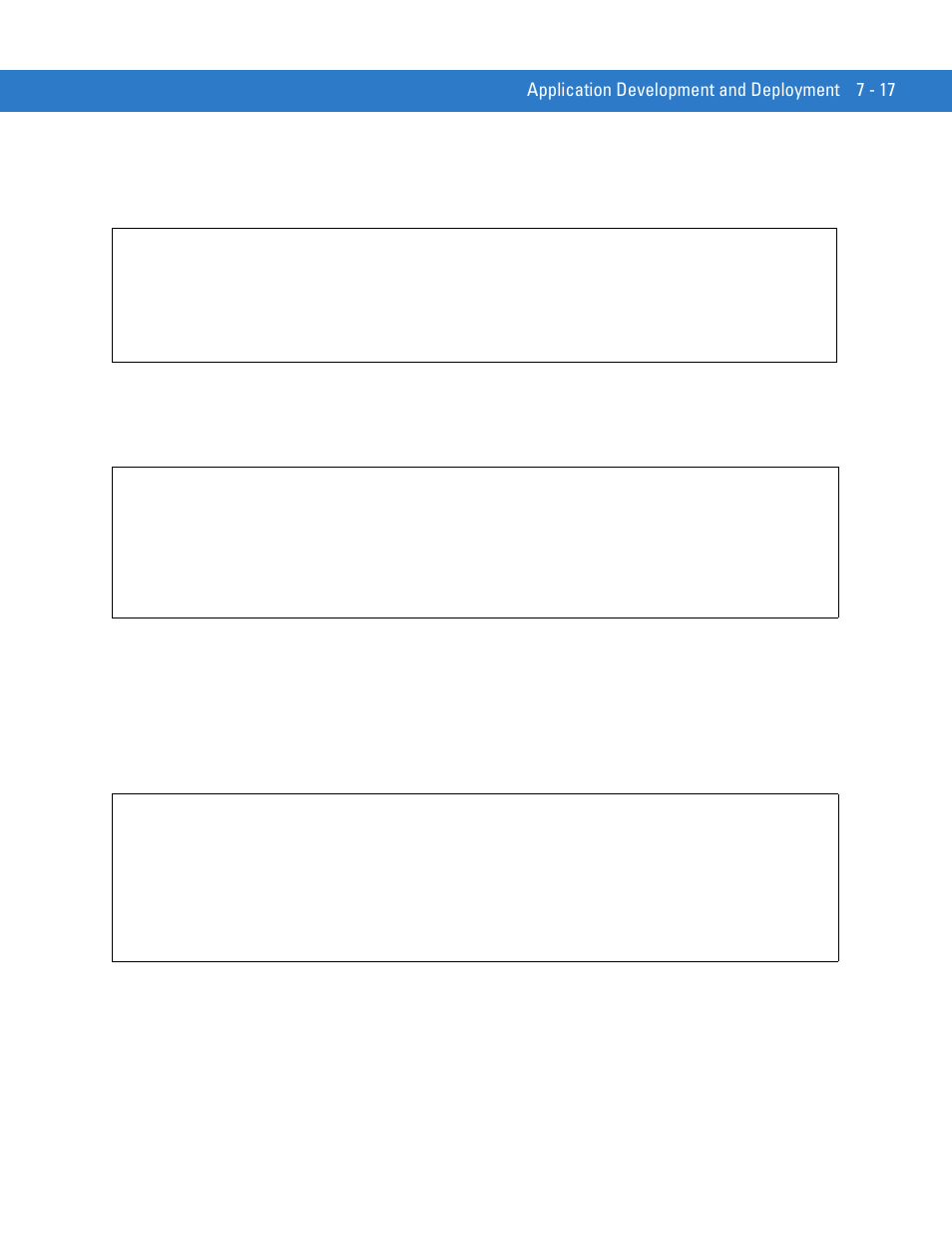 Application development and deployment 7 - 17 | Motorola VC5090 User Manual | Page 183 / 258