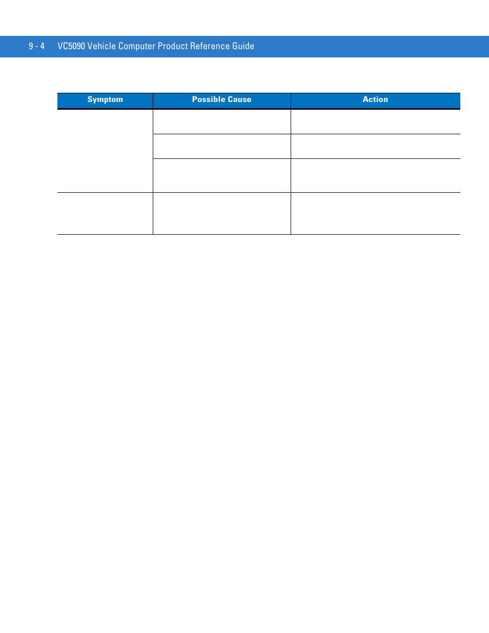 Motorola VC5090 User Manual | Page 224 / 258