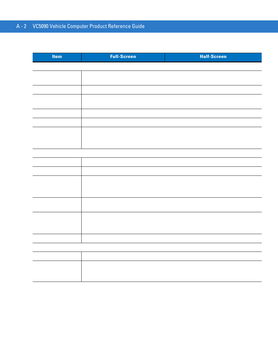 Motorola VC5090 User Manual | Page 226 / 258