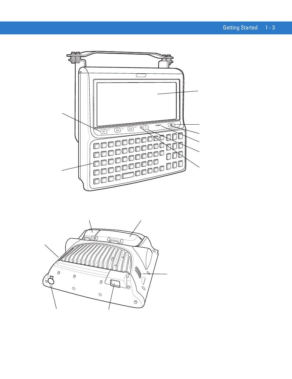 Getting started 1 - 3 | Motorola VC5090 User Manual | Page 23 / 258