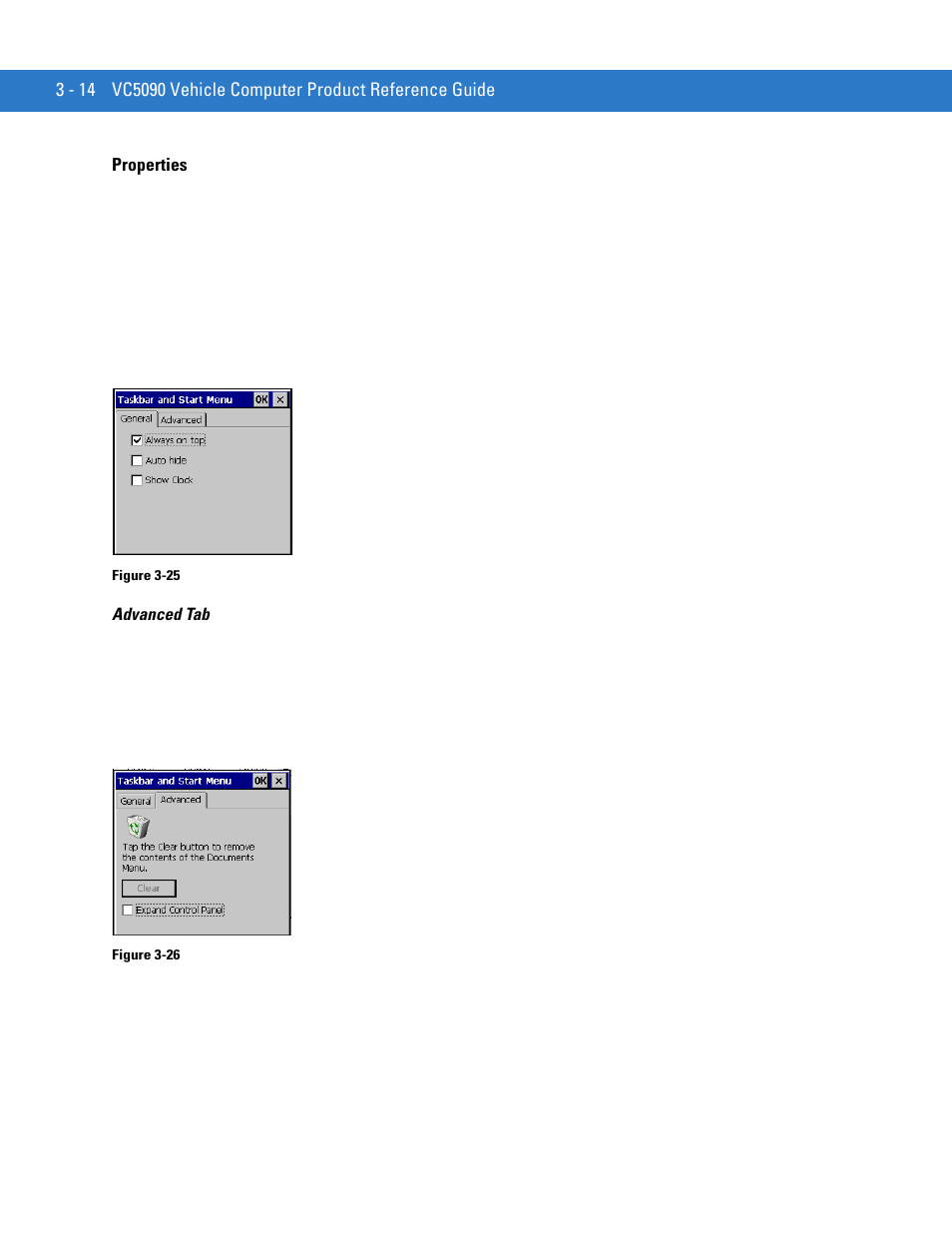 Properties, Properties -14 | Motorola VC5090 User Manual | Page 86 / 258