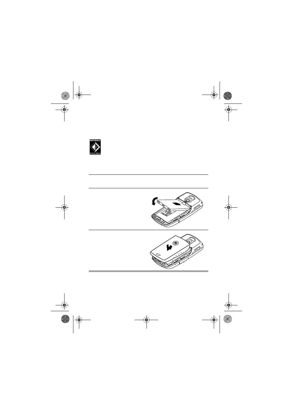 Installing the battery | Motorola A1000 User Manual | Page 21 / 122