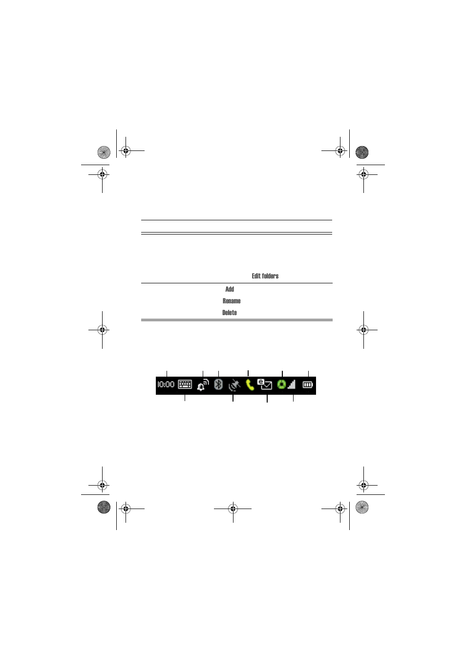 Status indicators | Motorola A1000 User Manual | Page 31 / 122