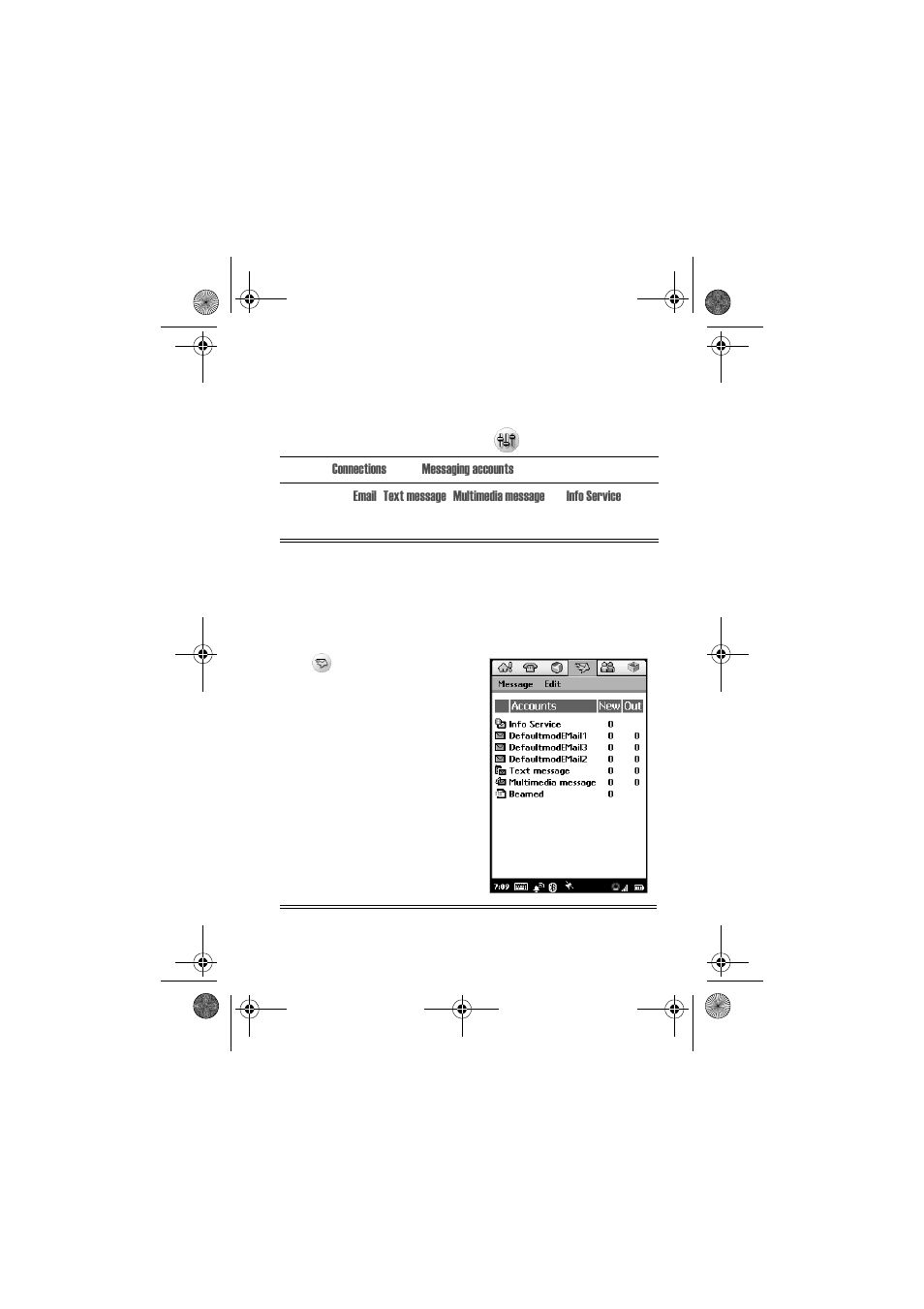 Opening messaging application | Motorola A1000 User Manual | Page 49 / 122