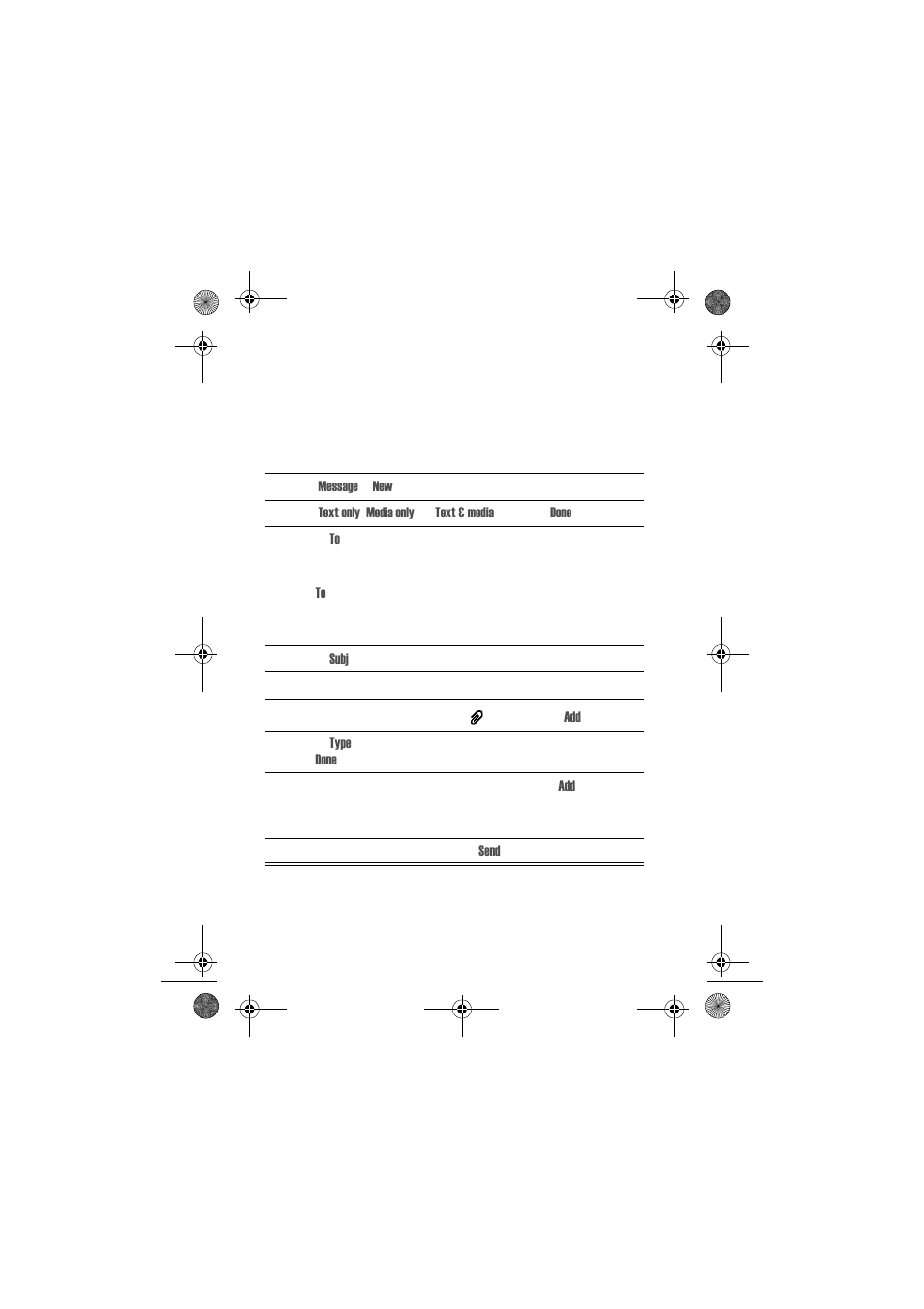 Creating and sending messages, Email and text message | Motorola A1000 User Manual | Page 50 / 122