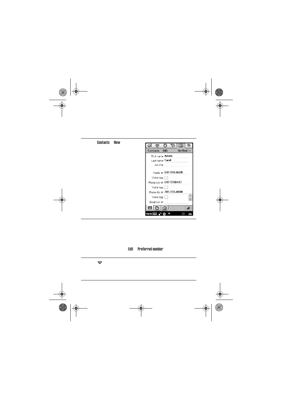 Adding contacts | Motorola A1000 User Manual | Page 56 / 122