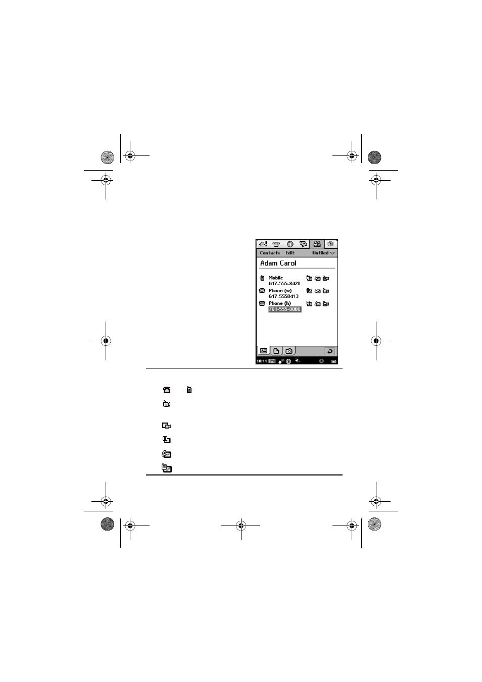 Communicating with contacts | Motorola A1000 User Manual | Page 61 / 122