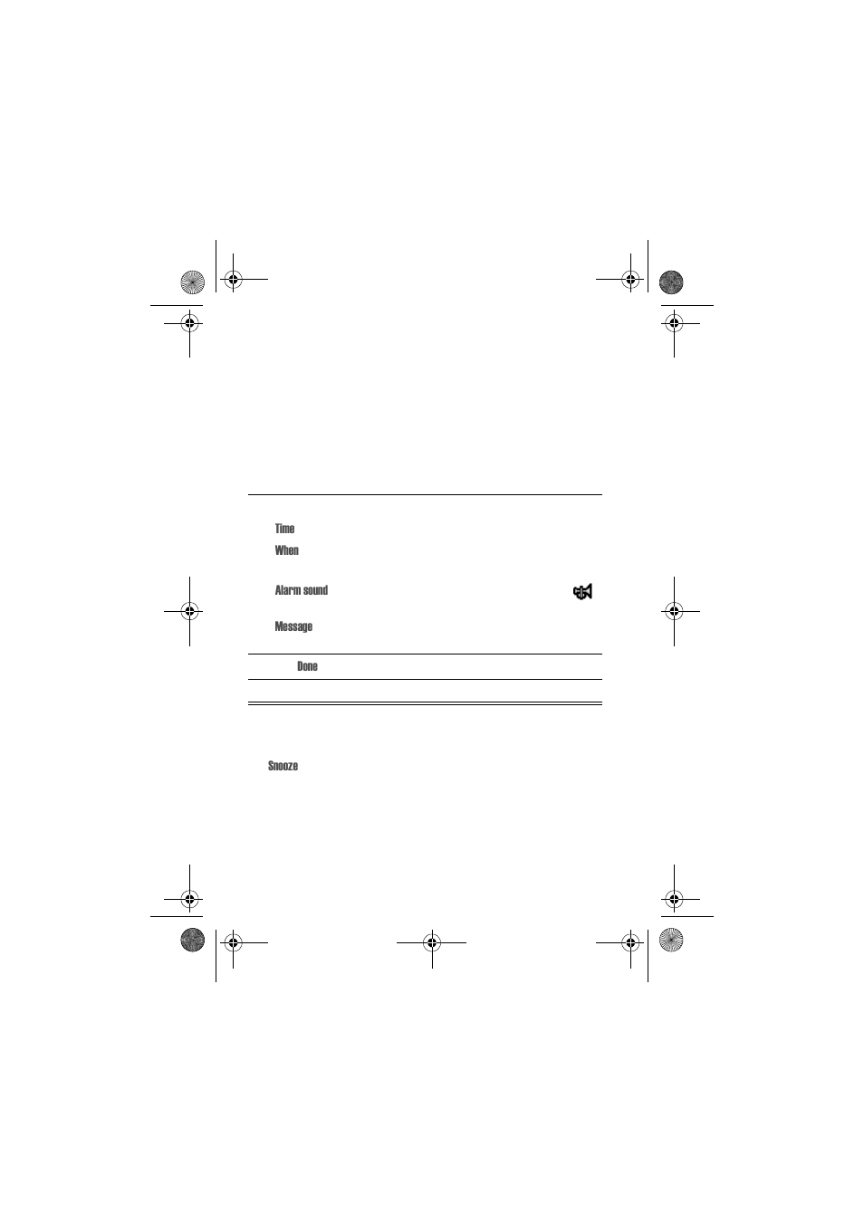 Setting alarms, Responding to alarms | Motorola A1000 User Manual | Page 86 / 122