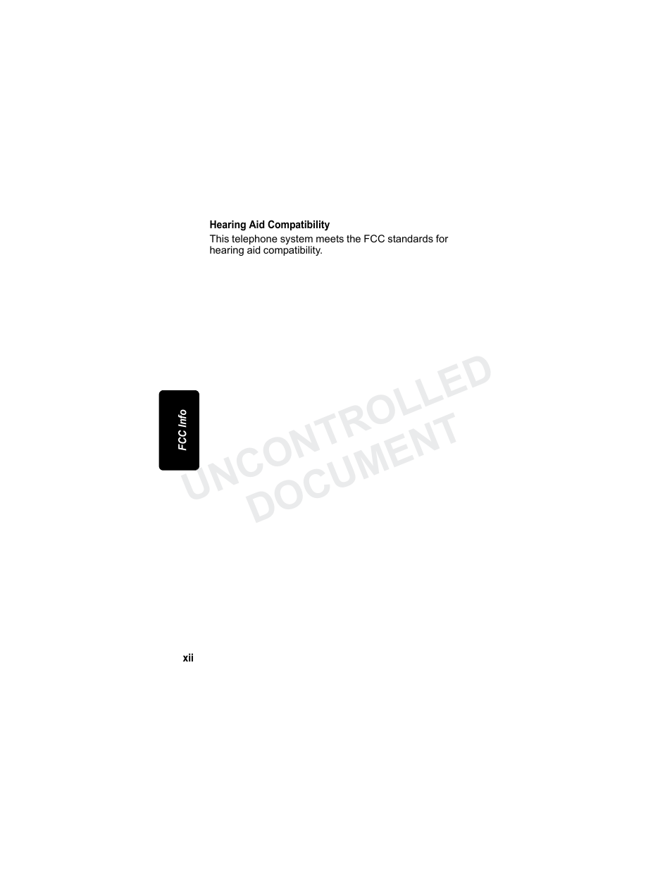 Uncontrolled document | Motorola MD7080 Series User Manual | Page 13 / 68