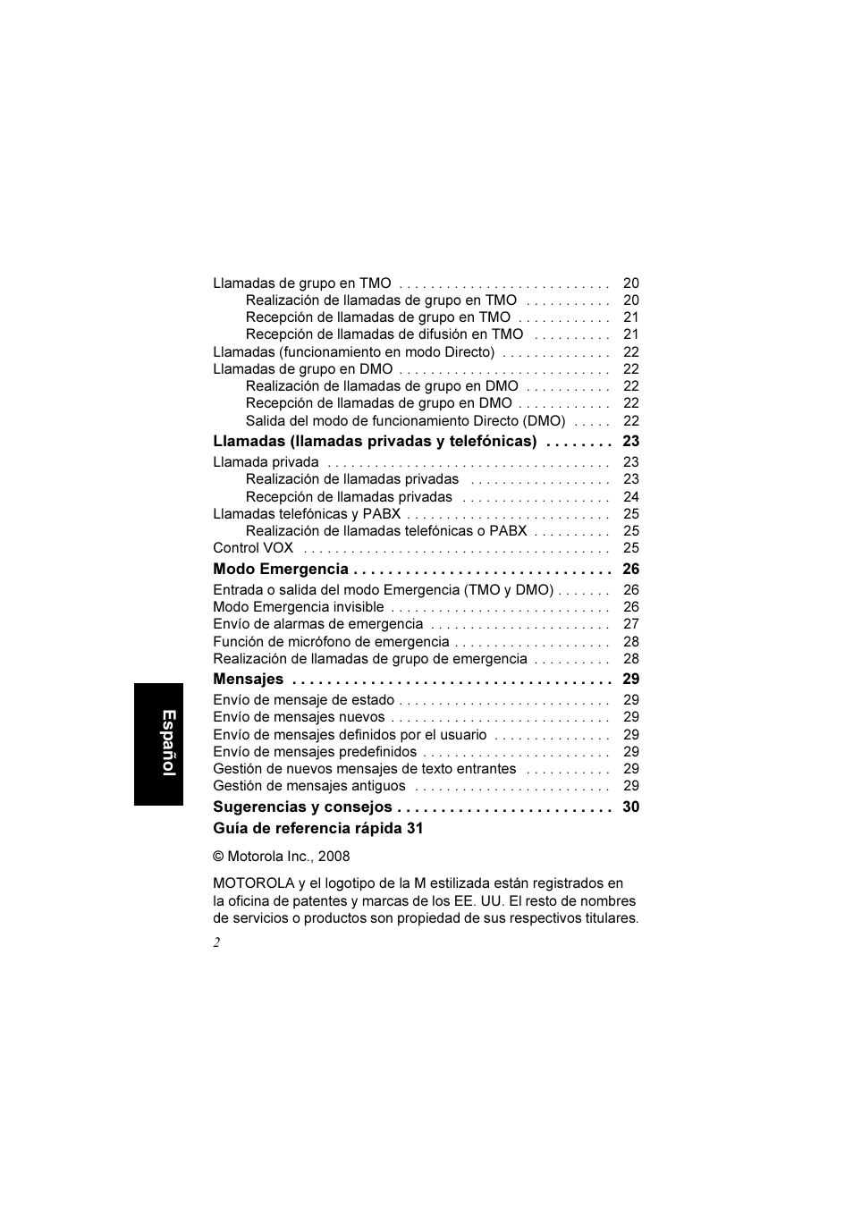 Motorola TETRA MTM800 User Manual | Page 102 / 168